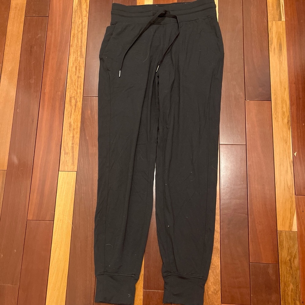 Black Men’s Drawstring Jogger Pants - Unbranded